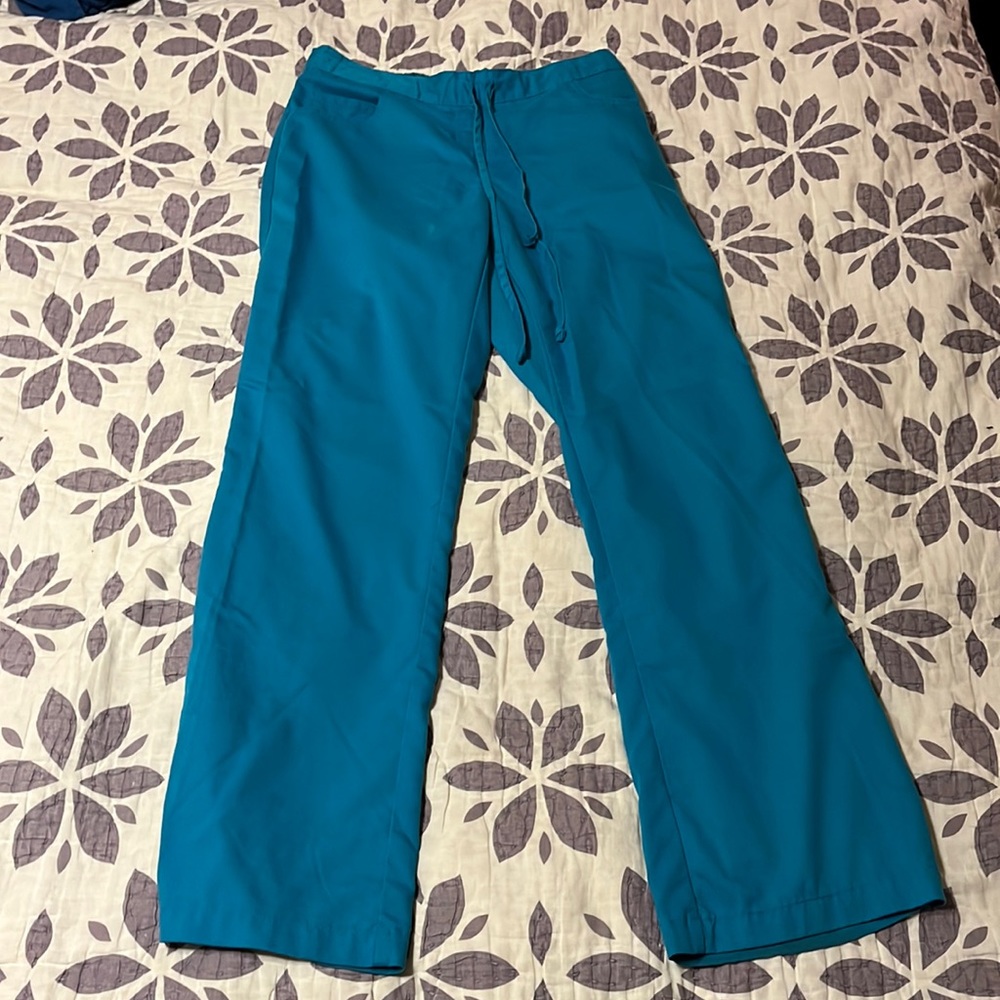 Grey’s Anatomy Drawstring Scrub Pant (size Small, color Teal)